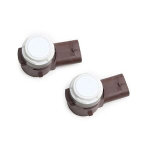 1127502-01-D 2Pcs Front Rear PDC Bumper Backup Parking Assist Sensor 1127502-03-C Replacement for Model Y Model 3 Model X Model S EV AWD All-Wheel Drive 1127502-11-D