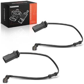 A-Premium Front Driver and Passenger Brake Pad Wear Sensor Compatible with Audi A6, A6 Quattro, A7 Quattro, 2015 2016 2017, 2-PC Set