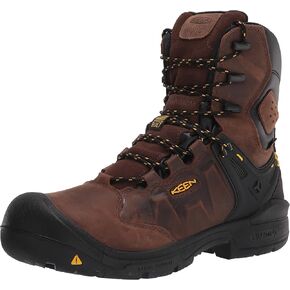 KEEN Utility Men's Dover 8" 600g Leather Waterproof Composite Toe Work Boot
