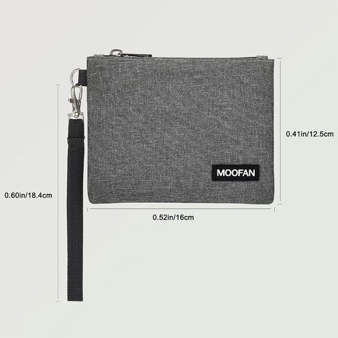 Portable Small Smell Proof Bag - Portable Small Smell Proof Pouch Help Absorb and Lock in Odors Making Them The Perfect Choice for Storing Tobacco Related Accessories and Medical Essentials(Black) in Saudi Arabia