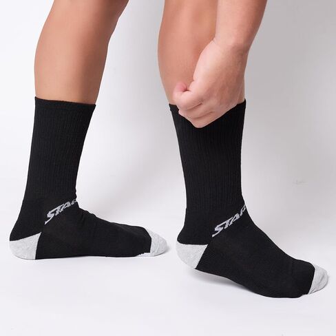 STARTER Mens Socks Size 6-12 Athletic DRI-FIT Mid Crew Socks for Men in Saudi Arabia