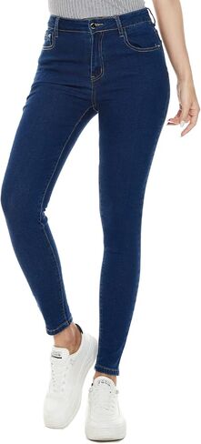 VIPONES Women Jeans High Waisted Skinny Stretchy Soft Slim Fit Distressed Comfy Classic Jeggings Denim Pants in Kuwait