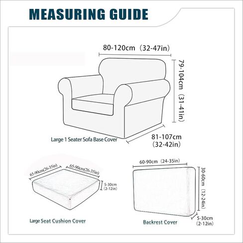 Sofa Cover with Separate Seat Cushions Covers and Backrests Covers Stretch Ektorp Sofa Covers Stylish Velvet Couch Slipcover Protector (Beige,Large 2 Seat Set 5 PCS) in Saudi Arabia