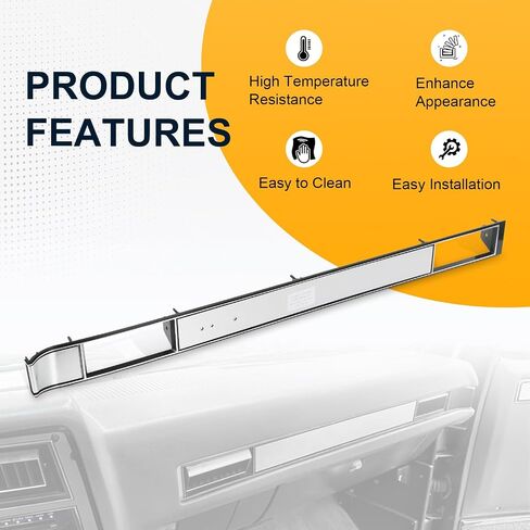 Truck A/C Dash Vent & Molding Kit Compatible with 1981-1987 Chevrolet Silverado 1981-1991 Chevrolet Blazer Suburban GMC Jimmy Replace# DP7898RNH, DP2560, 3979751, 14014536 in Kuwait