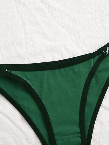 WDIRARA Women's 7 Pack Panty Set Letter Tape Underwear Panties in Kuwait