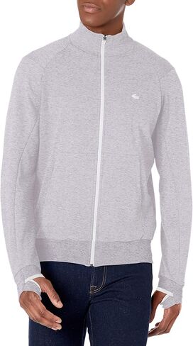 Lacoste Men's Ls Full Zip Active Double Face Sweatshirt in Saudi Arabia