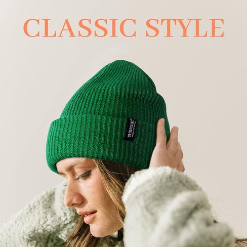 SHINCHIC Mens Winter Slouchy Knit Beanie Hats for Women Men Stretchy Soft Skull Cap Warm Long Ski Hat for Winter in Kuwait