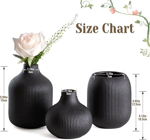 مجموعة مزهرية من السيراميك الحديثة من 3 ، ملمس مضلع بوهو ديكور المنزل الحد الأدنى ، المزهريات الزخرفية الصغيرة للقطعة المركزية ، الرف ، الطاولة - لمسة جمالية للمساحات المحايدة والانتقالية in Kuwait