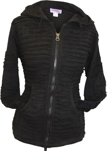 Shopoholic Fashion Women Slashed Razor Cut Hoodie in Saudi Arabia