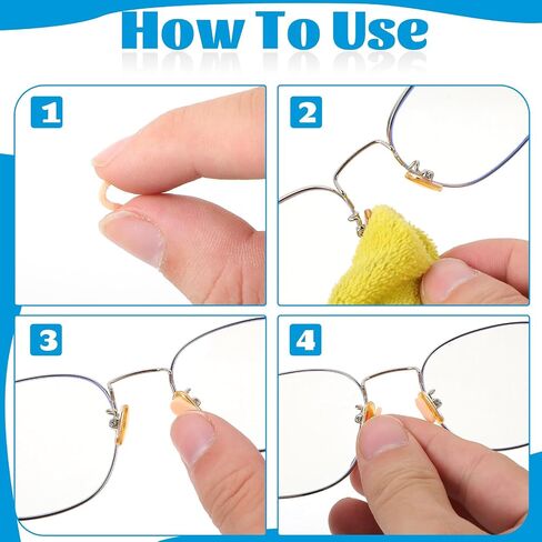40 Pairs Soft Foam Eyeglass Nose Pads, Self-Adhesive Nose Pads Anti Slip Eyeglass Nose Piece Nosepads 1.5mm Thickness Adhesive Slip Glasses Nose Grips for Sunglasses and Eyeglasses(Skin Color) in Saudi Arabia