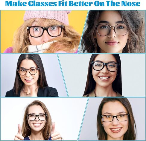 40 Pairs Soft Foam Eyeglass Nose Pads, Self-Adhesive Nose Pads Anti Slip Eyeglass Nose Piece Nosepads 1.5mm Thickness Adhesive Slip Glasses Nose Grips for Sunglasses and Eyeglasses(Skin Color) in Saudi Arabia