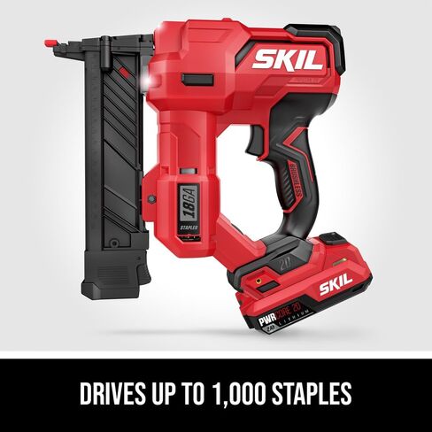 SKIL PWR CORE 20 Brushless 20V 18Ga Brad Nailer Kit including 2.0Ah USB-C Battery and Charger-NA1800B-10 in Saudi Arabia
