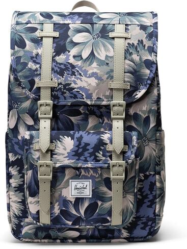 Herschel Supply Co. Little America Mid Backpack, Ashley Blue Crosshatch, One Size in Saudi Arabia