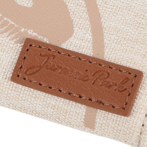 BioWorld Jurassic Park Khaki Logo L-Zip Wallet in Saudi Arabia