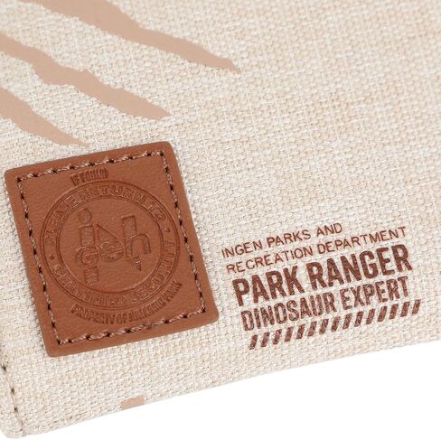 BioWorld Jurassic Park Khaki Logo L-Zip Wallet in Saudi Arabia