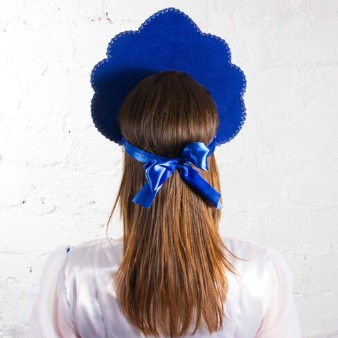 Russian Folk Costume 'Kokoshnik' Headdress in Blue, 5-10 years old in Saudi Arabia
