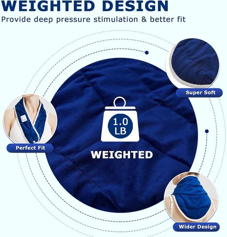 Hip Heating Pad for Hip/Sciatica Pain Relief, 86℉-158℉ Adjustable with Auto Shut Off Electric Heat Therapy for Lower Back/Thigh/Buttock Pain Relief (Blue) in Saudi Arabia