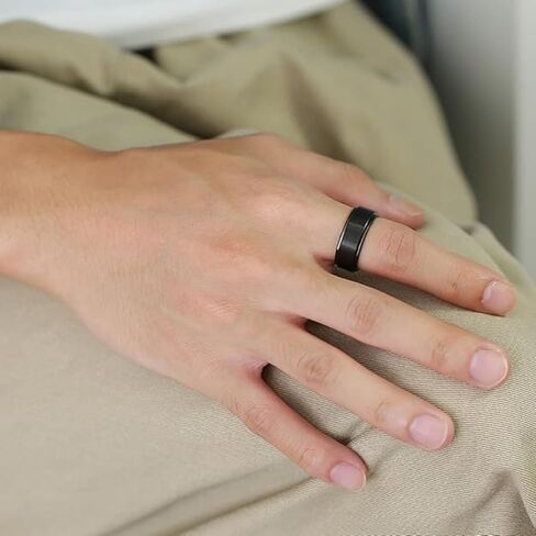 VQYSKO Tungsten Wedding Band Ring for Men Women | 6mm Gold Silver Two-Tone Step Edges Tungsten Wedding Band Ring for Men Women | High Polish Comfort Fit | Size 6-12 in Saudi Arabia