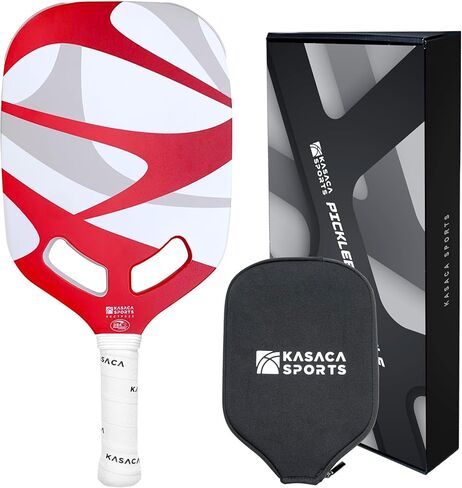 مجداف Pickleball مصنوع من ألياف الكربون 3K بسمك 16 مم وتصميم الحلق الديناميكي للهواء، مما يعزز التحكم في الكرة، ويحسن الدوران. مجداف كرة بيكل بلا حواف من أجل لعب أكثر سلاسة. in Kuwait