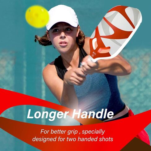 مجداف Pickleball مصنوع من ألياف الكربون 3K بسمك 16 مم وتصميم الحلق الديناميكي للهواء، مما يعزز التحكم في الكرة، ويحسن الدوران. مجداف كرة بيكل بلا حواف من أجل لعب أكثر سلاسة. in Kuwait