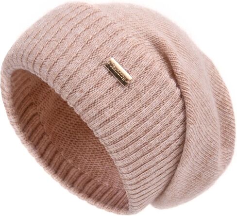 jaxmonoy Slouchy Beanies for Women Winter Lightweight Ladies Knit Hat Cuffed Soft Warm Slouch Beanie Cap - Brown in Saudi Arabia