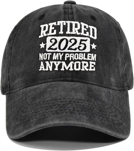 Retirement Gifts for Men Women, Adjustable Vintage Retired Baseball Cap for Funny Retired Gifts in Kuwait