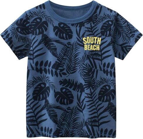 2 Pack Boys Thirts Kids Short Sleeve Dorts Toddler Summer Tees Basic Teaps Signal Size 2-7. in Kuwait