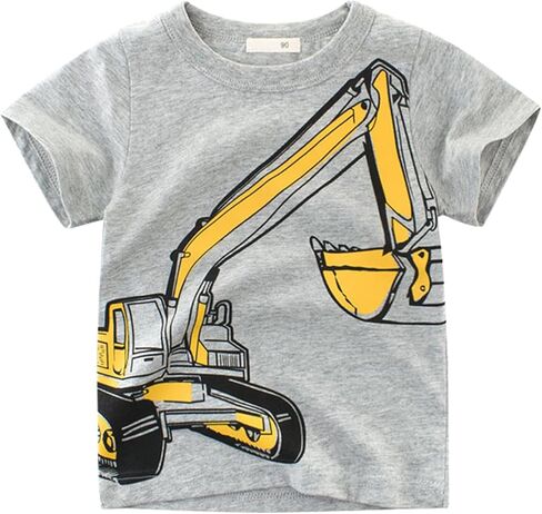 2 Pack Boys Thirts Kids Short Sleeve Dorts Toddler Summer Tees Basic Teaps Signal Size 2-7. in Kuwait
