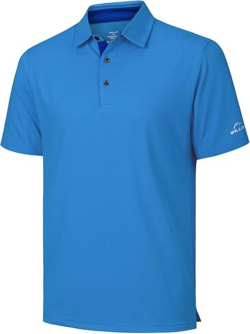 Willit Men's Golf Polo Shirts Short Sleeve Quick Dry Moisture Wicking Performance Classic Collared Casual in Saudi Arabia