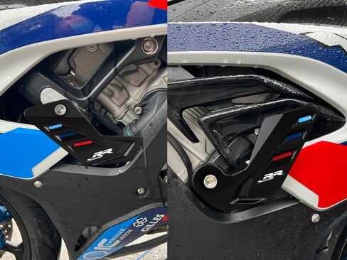 Compatible with BMW S1000 RR S 1000RR 2019-2022 Motorcycle Engine Crash Protector Frame Slider Crash Protection s1000rr Accessories (Black-Color) in Saudi Arabia