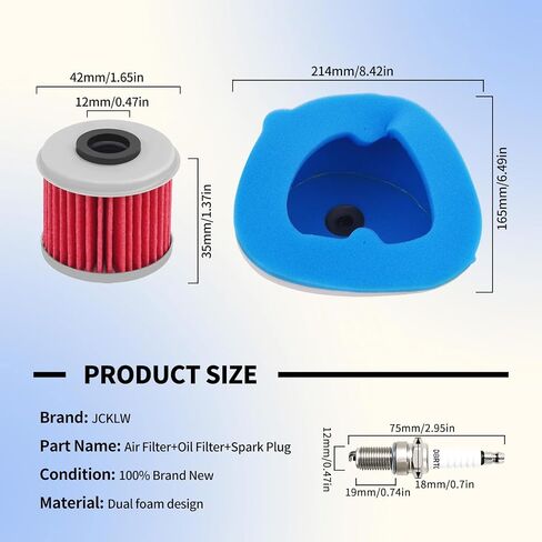 Motorcycle Air Filter for KXF250 450 2006-2016; Honda CRF250R 250X 450R 450X 2002-2013; RM Z250 Z450 125 250 2003-2018; WR 250F 400F 426F; YZ 250F 250X 450F 450FSP in Kuwait