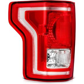 Scitoo Tail Light Assembly Fit 2015-2017 لـ Ford F150 Chrome Housing Red Tail Light Fl3Z13405a