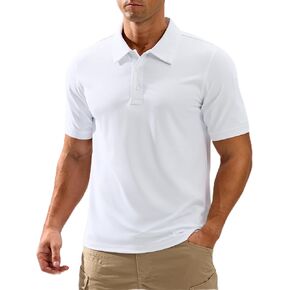 Pudolla Mens القمصان التكتيكية القصيرة غولف العمل polos الرطوبة الفتل الجافة تناسب القميص قميص البولو خفيفة الوزن