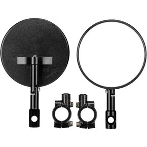 Kemimoto Premium Billet Aluminium Moster Mirrors ، 7/8 '' Handbar Mount ، متوافق مع الدراجات الإلكترونية ، الدراجات البخارية ، ATVs ، و UTVS