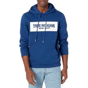 True Religion Men's Embossed Pullover Hoodie