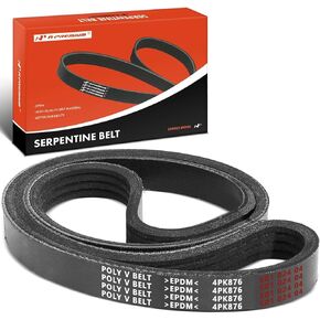 A-Premium 04668380AA Serpentine Drive Belt Compatible with Honda, Toyota, Hyundai, Mitsubishi, Chrysler, Dodge, Ford, Kia, Lexus, Mazda, Nissan, Subaru, Acura Cars - Civic, Corolla, Elantra & More
