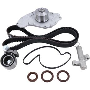 Engine Timing Belt with Water Pump Compatible with Dodge Avenger, Challenger, Charger, Journey, Magnum, Grand Caravan, Nitro & Chrysler 300, Sebring, Pacifica, Town & Country 3.5L 4.0L