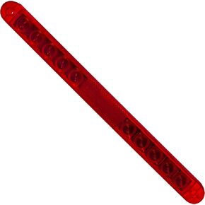 Command Electronics 12V LED Surface Mount Stop, Turn, & Tail Light – OEM RV & Trailer Hot Line Utility Light – Sealed Polycarbonate Lens – CSA Certified for the US & Canada – Red w Class A Reflex 2 Pk