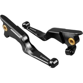 NiceCnc Black Brake Clutch Ravers متوافق مع Harley Street Glide Flhx 2017-2020 ، Road King Flhr 2017-2020 ، Electra Glide Ultra Classic ، Fits '17 -20 Touring و '19 -20 Trike Models