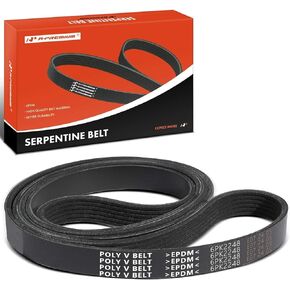 A-Premium Engine Belt Serpentine Drive متوافق مع Nissan Altima Sentra 2002-2006 2.5L ، X-Trail Xtrail 2003-2006 2.5L-استبدال 117206N200