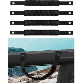 Ford Bronco Accessories Roll Bar Grab Handles Paracord Handle Grips, Replacement for Ford Bronco Interior 2021 2022 2023 2024 2/4 Door, 4Pcs (Not for Ford Bronco Sport)