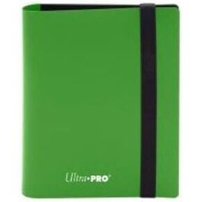 Ultra Pro E-15369 Eclipse 2 Pocket Pro Binder-Lime Green