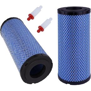 7082115 7081937 Air Filter Compatible with Polaris ACE 900, General 1000, General 4 1000, RZR 4 900, RZR 900, RZR S 1000 2015-2018（2PCS Air Filter+2PCS Fuel filter)