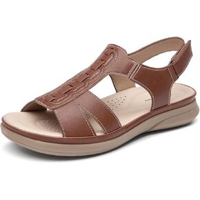 Selenepair Women's Flat Arch Syndals Slide Slide Open Ene Leas Natgual Summer Summer Sundal