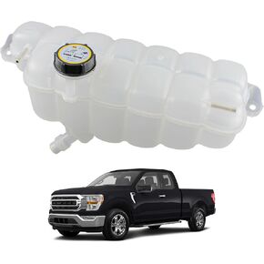 خزان خزان سائل التبريد المبرد للمحرك مع CAP متوافق مع 2015-2021 Ford F-150 2018-2021 فورد إكسبيديشن 2018-2021 لنكولن Navigator يحل محل FL3Z-8A080-A 603-318 FL3Z8A080A