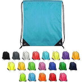 Hogg Nylon Backpack Drawstring Bag (40 Pack), Bulk Bags, 20 Colors of 2 Drawstring Backpack, Draw String Bag Bulk Items, Gym Drawstring Bags, Homeless Care Package Supplies Bulk, Cinch Bag