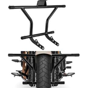 Mofun Engine Guard Bar Front Highway Engine Guard Bar متوافق مع Harley Softail Fat Boy FLFB/S Street Bob Low Rider Sport Glide Flsb Deluxe Breakout 2018-2024 Models