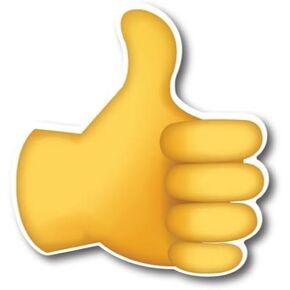 Magnet Me Up Thumbs Up Hand Emoticon Magnet Magnet ، 5 بوصات ، مغناطيس مزخرف بالتعبير الذاتي اللطيف للسيارة أو الشاحنة أو سيارات الدفع الرباعي أو أي سطح مغناطيسي آخر