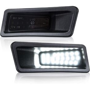 D-Lumina LED LED LID LIGHT LIGHT LAMP LAMPLABLY LASS SMOWER متوافقة مع 2019 2020 2021 2022 2023 DODGE RAM 1500 ، 6000K WHITE TAG LIGHTS ، حزمة 2