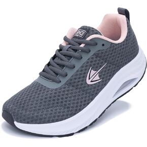 Gyeice Wide Toe Box Shoes Women Walking Shoes Arch Support Orthotic Sneakers Comfortable Air Tennis Shoes for Plantar Fasciitis Foot Pain Relief US Size 6-11